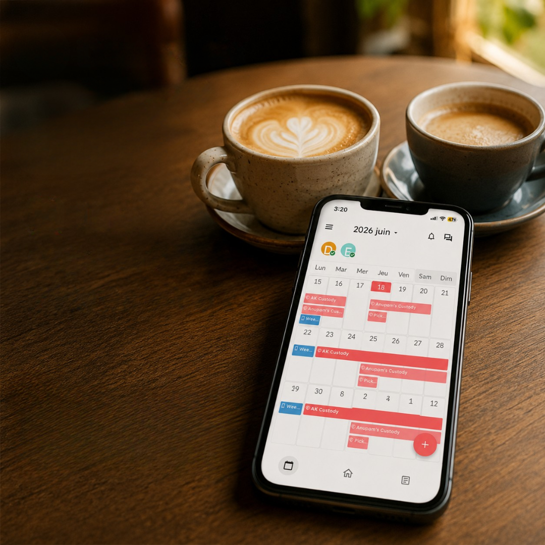 Le calendrier de garde Kiido sur mobile